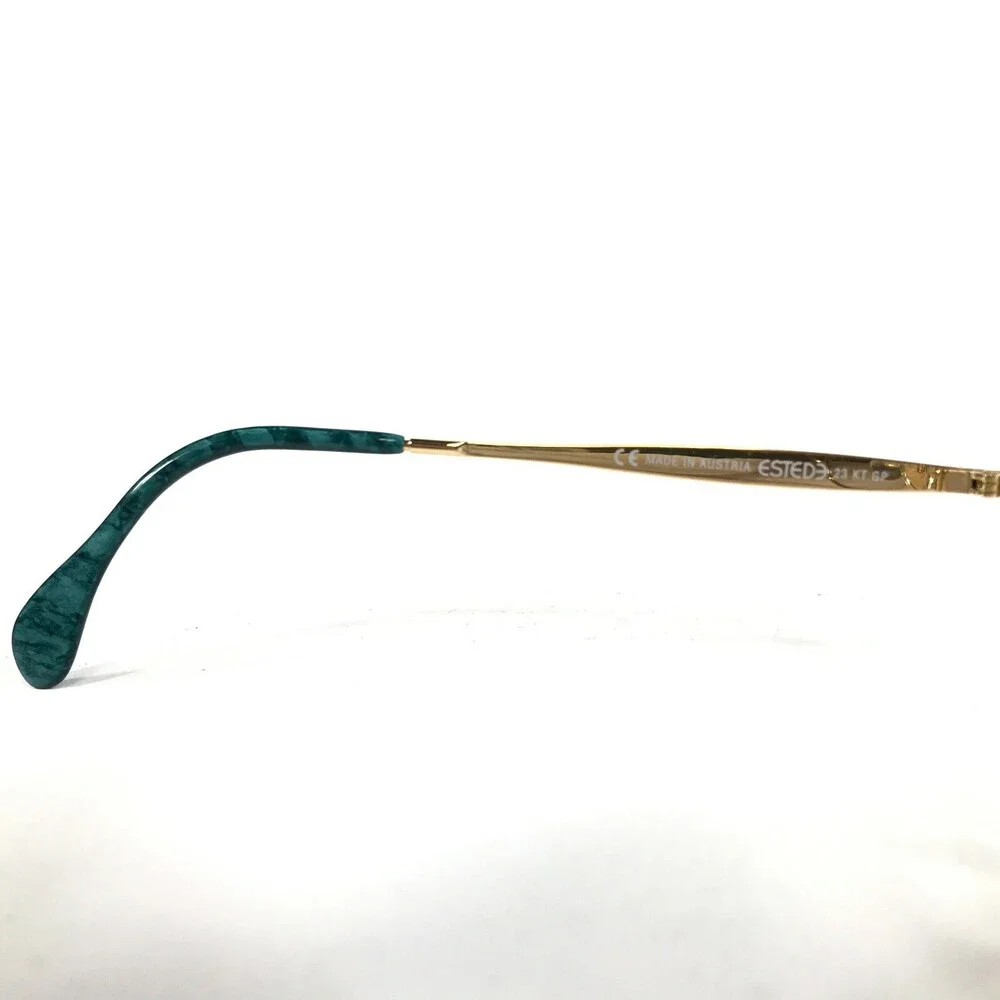 Chopard Eyeglasses Frames M C013 /24 V6053 23KT Gold Plated Green 52-18-135
